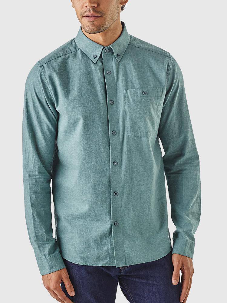 Patagonia Men's Vjosa River Pima Cotton Shirt - Saint Bernard