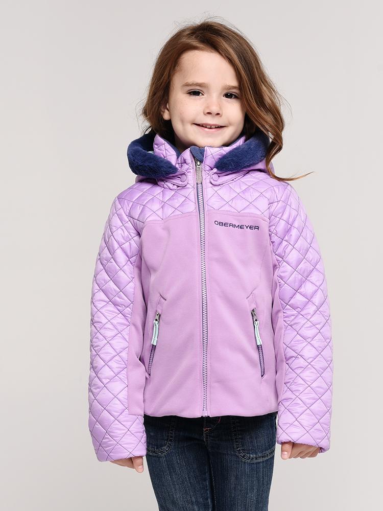 Obermeyer Girls' Polonaise Hybrid Jacket - Saint Bernard