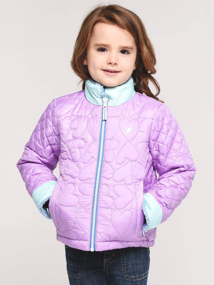Obermeyer Girls' Jitterbug Reversible Jacket - Saint Bernard