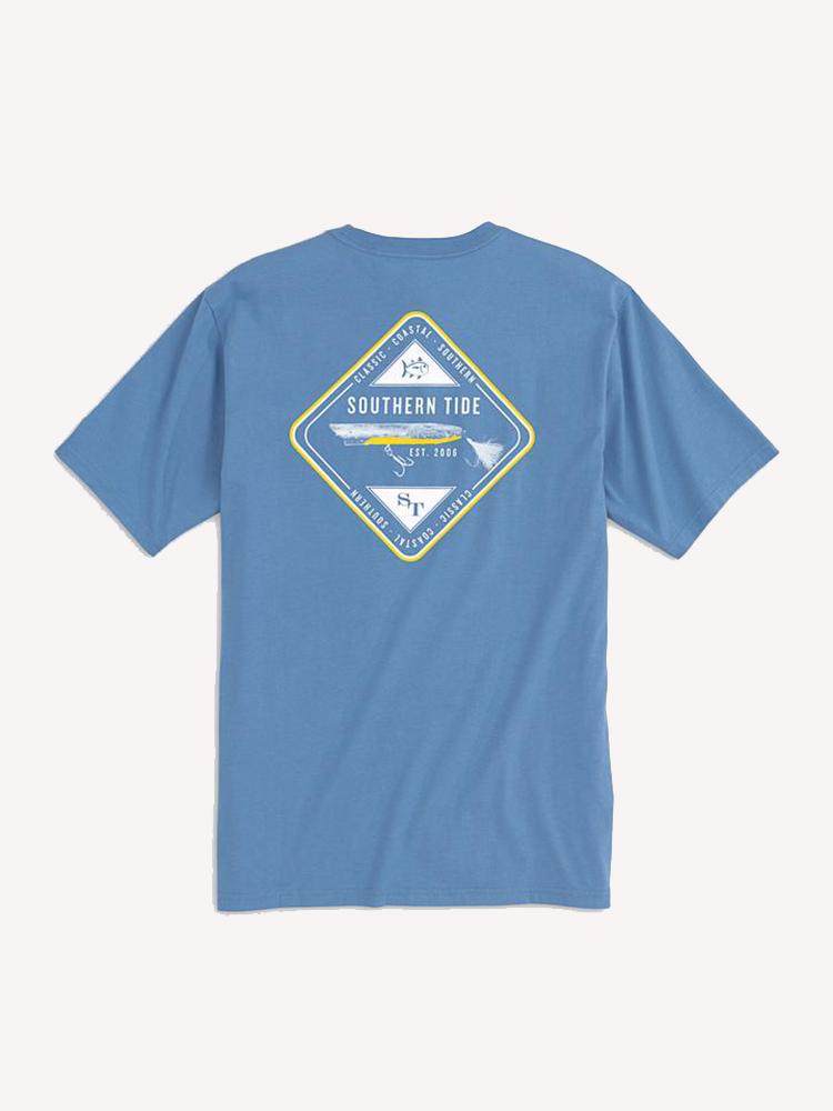 Southern Tide Men's Classic Lures Point Lobos T-Shirt - Saint Bernard