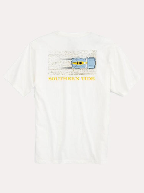 Southern Tide Men's Sand Fire Tracks Tee