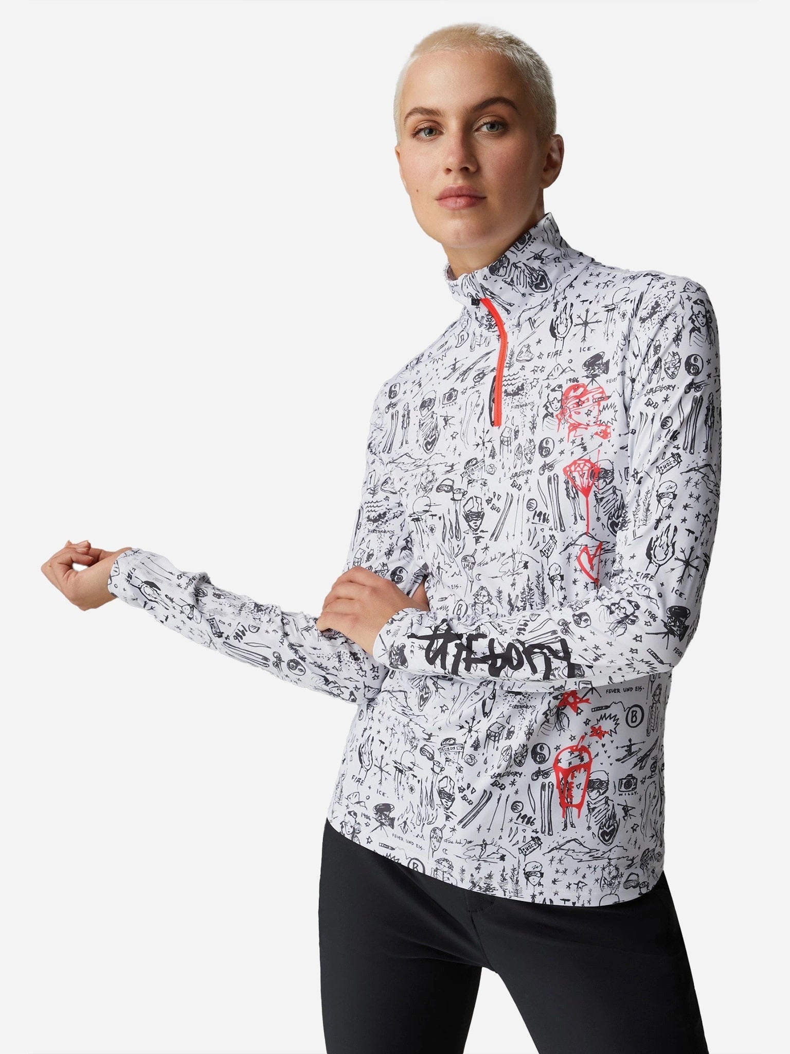 Bogner Fire + Ice Women's Ilvy Base Layer Top - Saint Bernard
