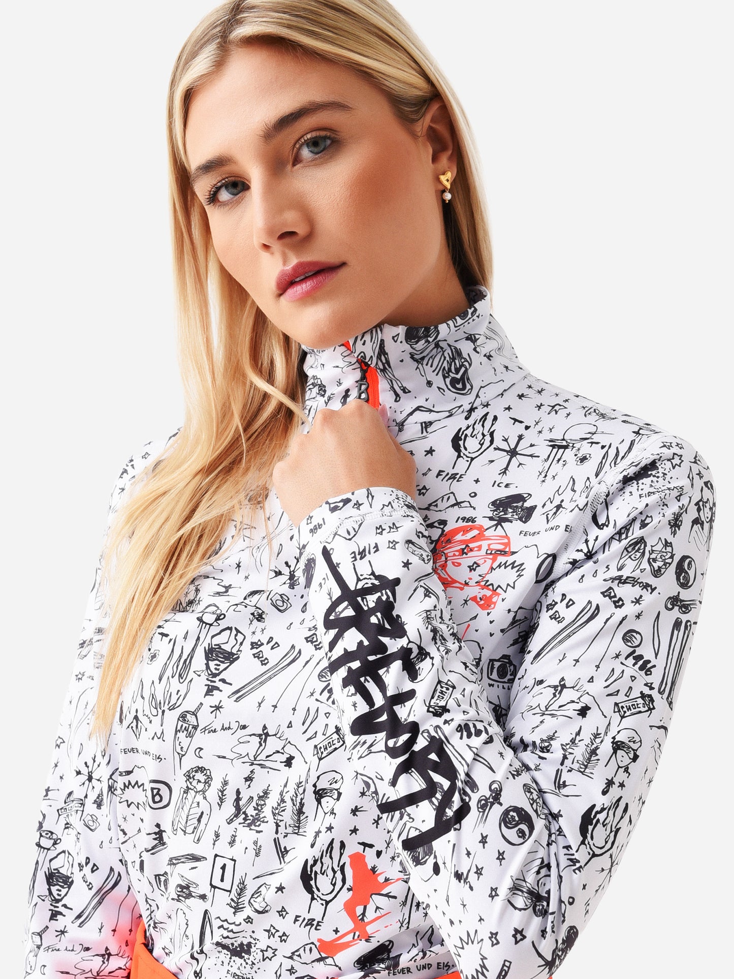 Bogner Fire + Ice Women's Ilvy Base Layer Top - Saint Bernard