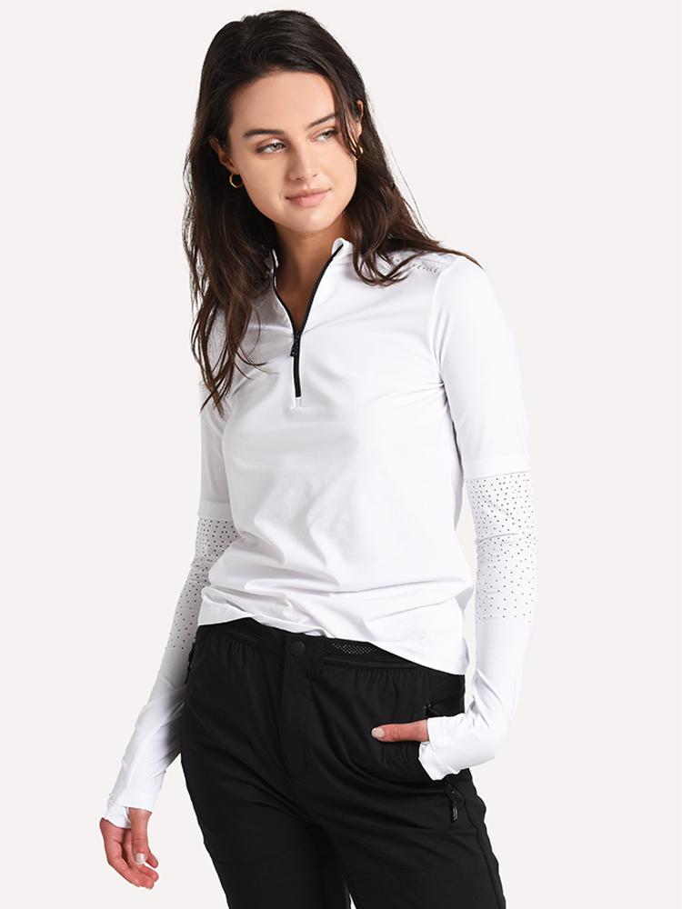 Bogner Fire + Ice Women's Belis 1/4 Zip - Saint Bernard