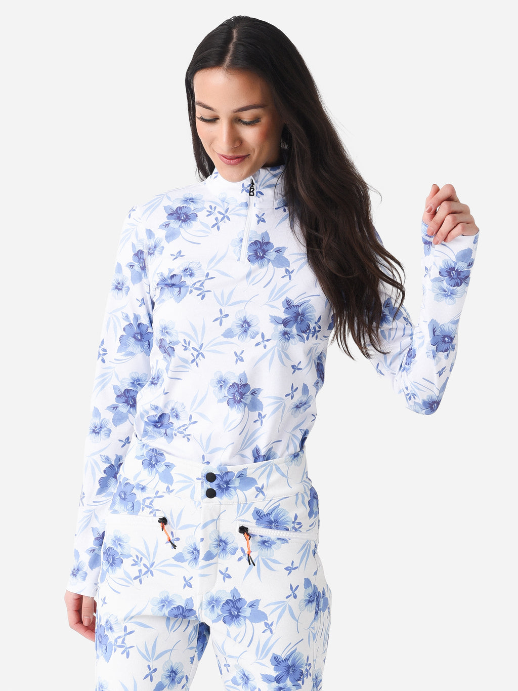 Bogner Fire + Ice X LoveShackFancy Women's Ilvy Base Layer Top - Saint Bernard