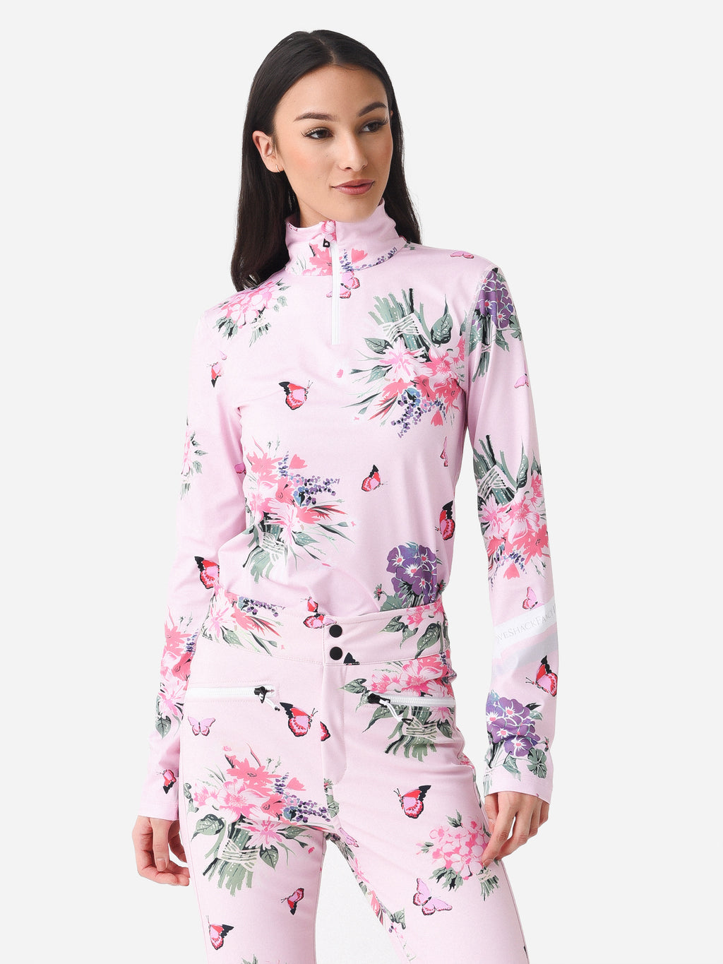 Bogner Fire + Ice X LoveShackFancy Women's Ilvy Base Layer Top - Saint Bernard