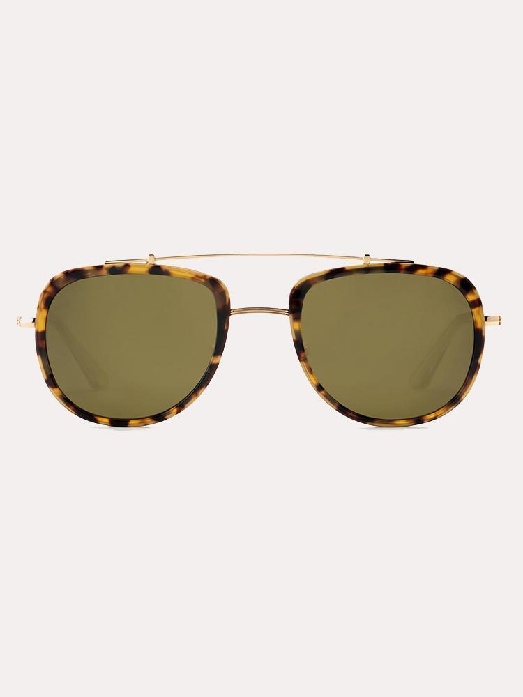 Krewe Breton 24k Polarized Sunglasses - Saint Bernard