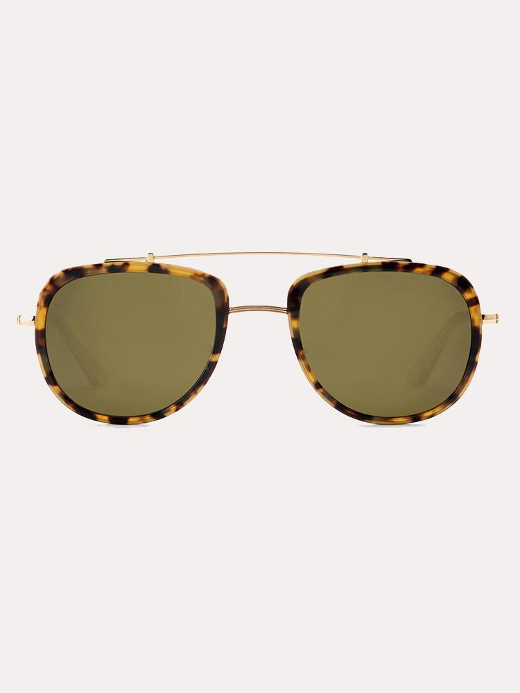 Krewe Breton 24k Polarized Sunglasses
