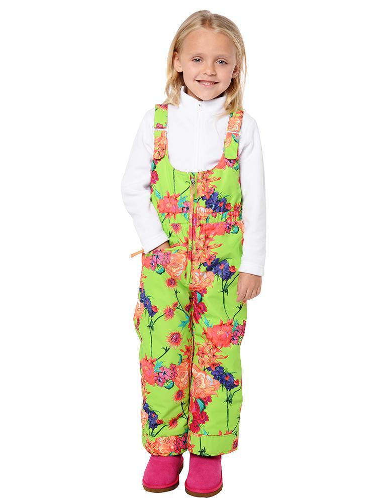 Obermeyer Girls' Snoverall Print Pant - Saint Bernard