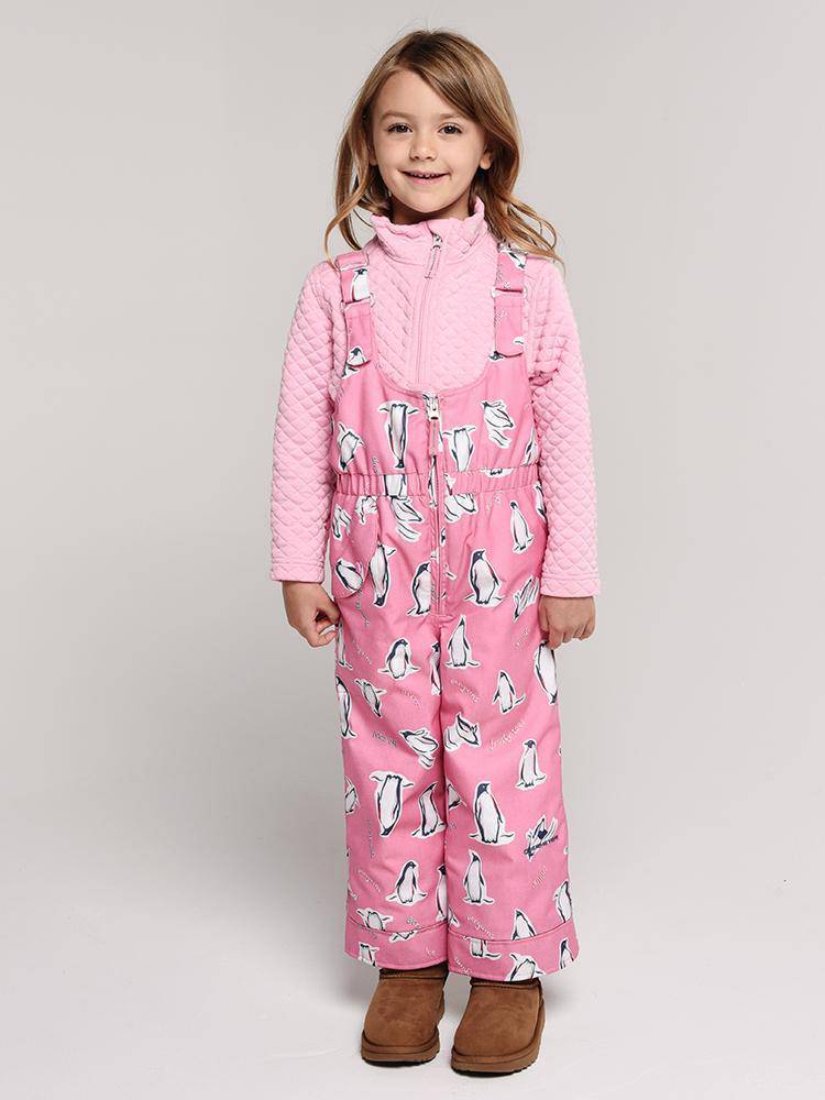 Obermeyer Girls' Snoverall Print Pant - Saint Bernard