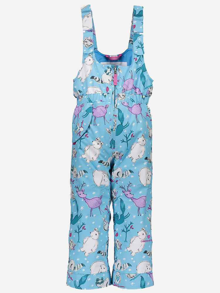 Obermeyer Girls' Snoverall Print Pant - Saint Bernard