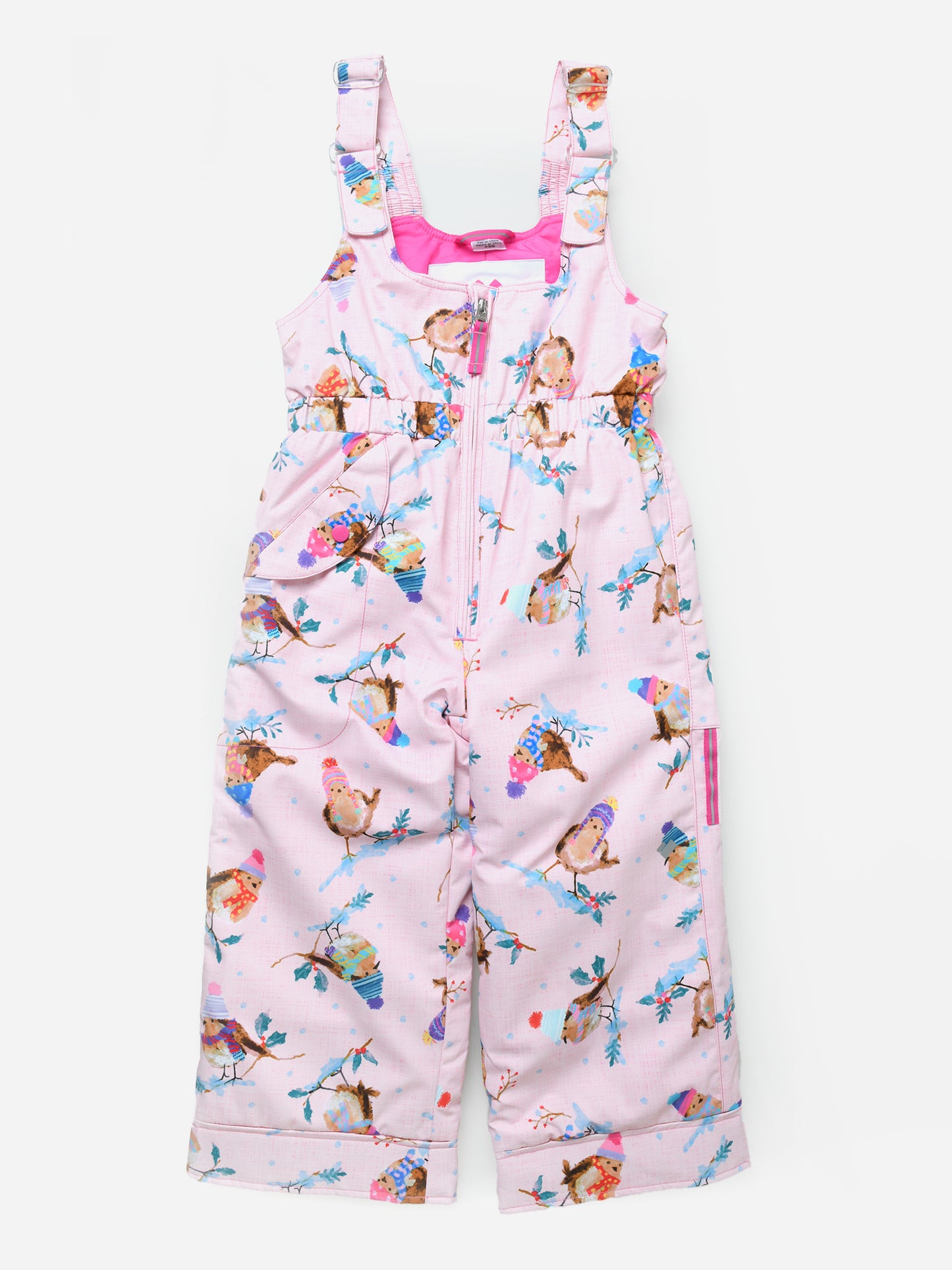 Obermeyer Girls' Snoverall Print Bib Pant - Saint Bernard