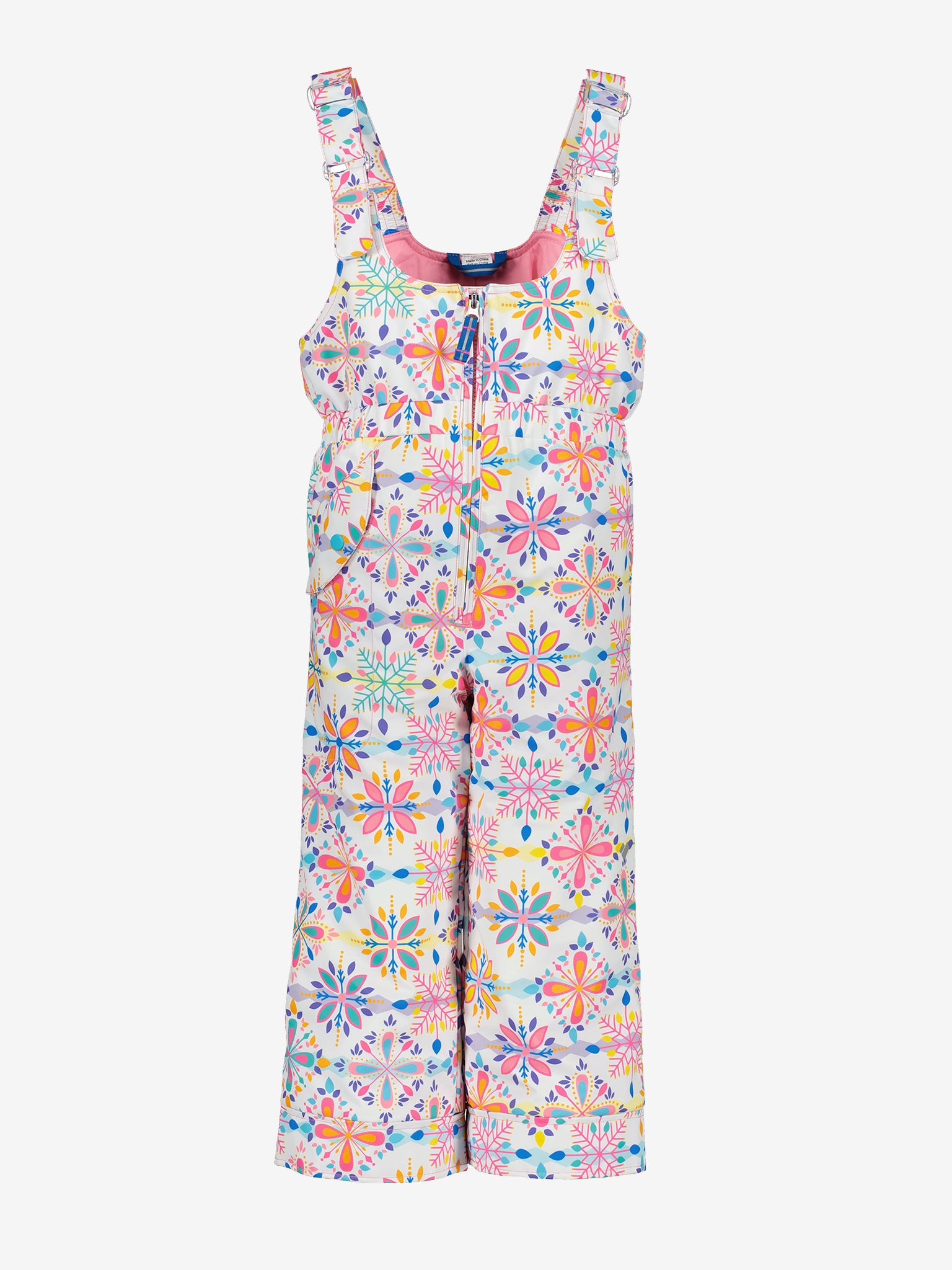Obermeyer Girls' Snoverall Print Bib Pant - Saint Bernard