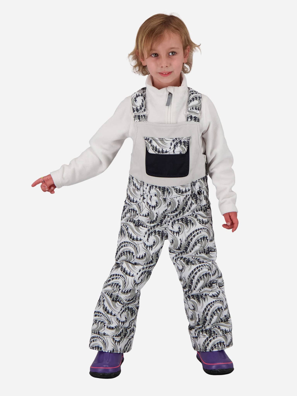 Obermeyer Girls' Disco Bib - Saint Bernard