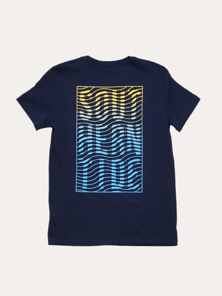 Southern Tide Boys' Gradient Wave Tee - Saint Bernard