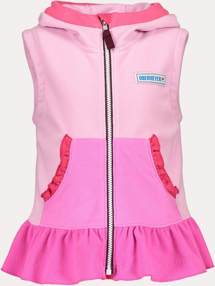 Obermeyer Little Girls' Mika Fleece Vest - Saint Bernard