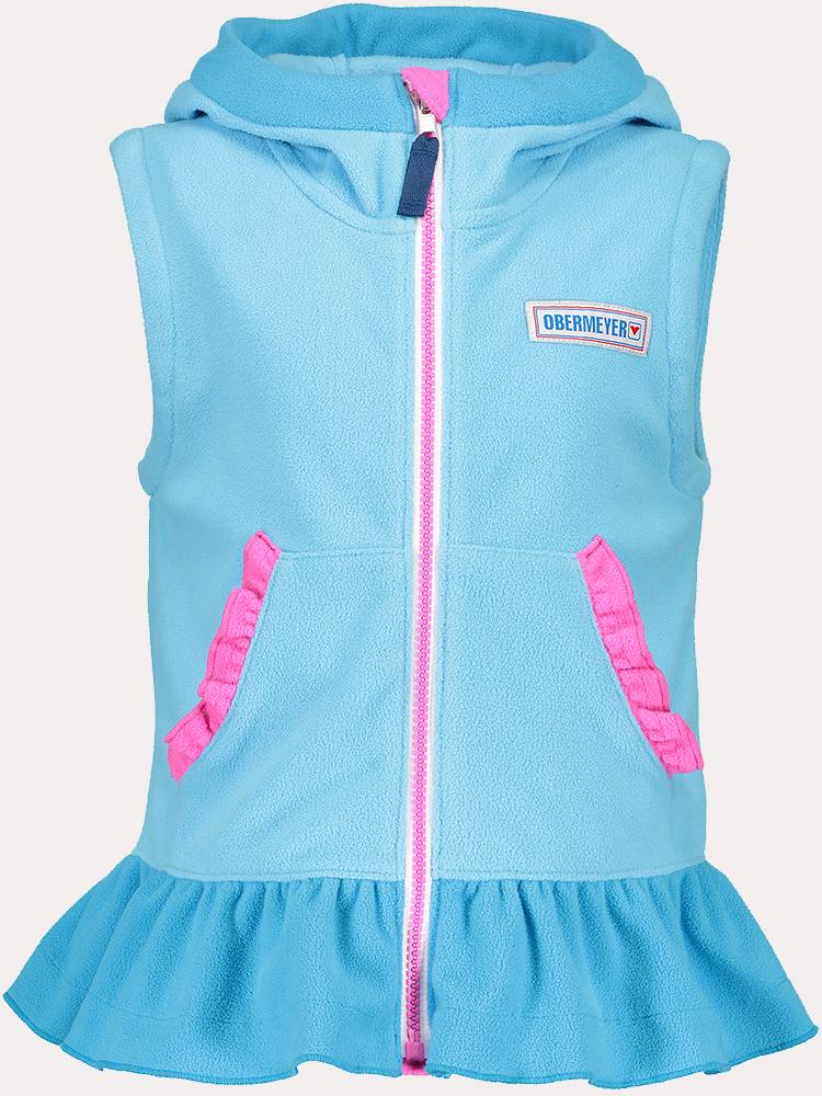 Obermeyer Little Girls' Mika Fleece Vest - Saint Bernard