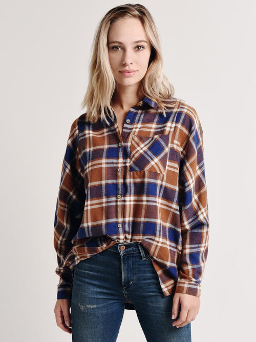 Hem & Thread Dolman Sleeve Button Down - Saint Bernard