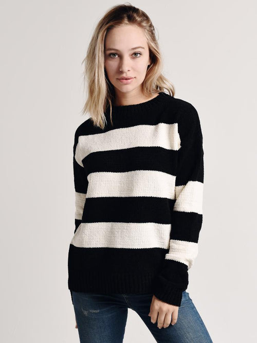 Hem & Thread Mock Neck Sweater - Saint Bernard
