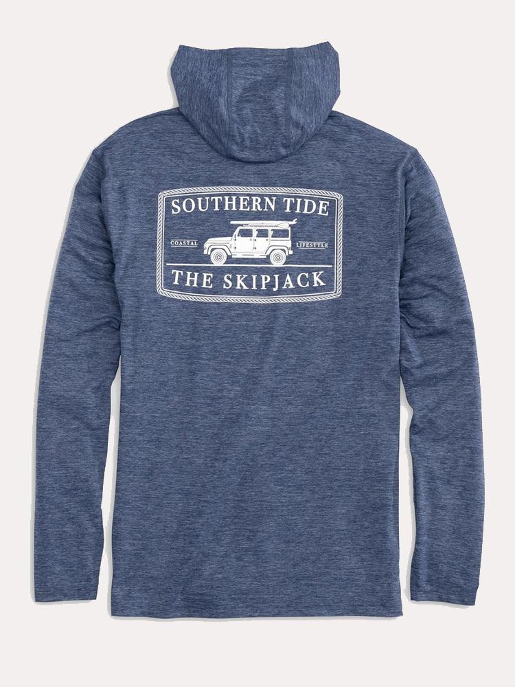Southern Tide Men's Coastal Lifestyle Performance Hoodie Tee - Saint Bernard