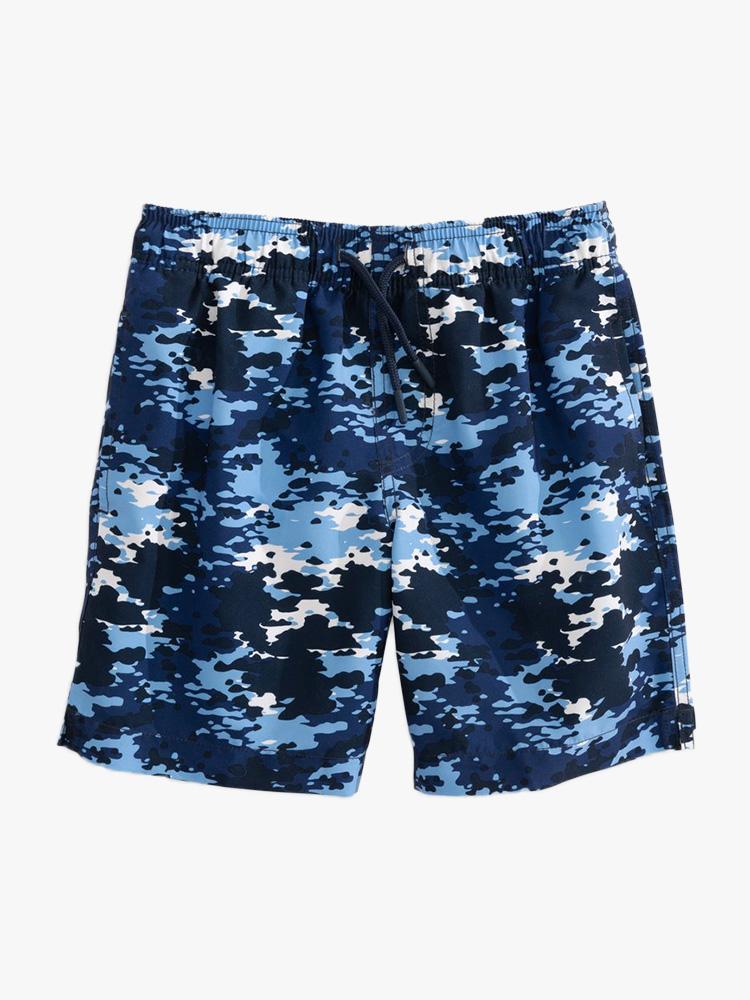 Southern Tide Boys’ Camo Swim Trunk - Saint Bernard