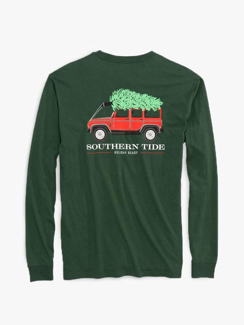 Southern Tide Men’s Long Sleeve Holiday Ready T-Shirt