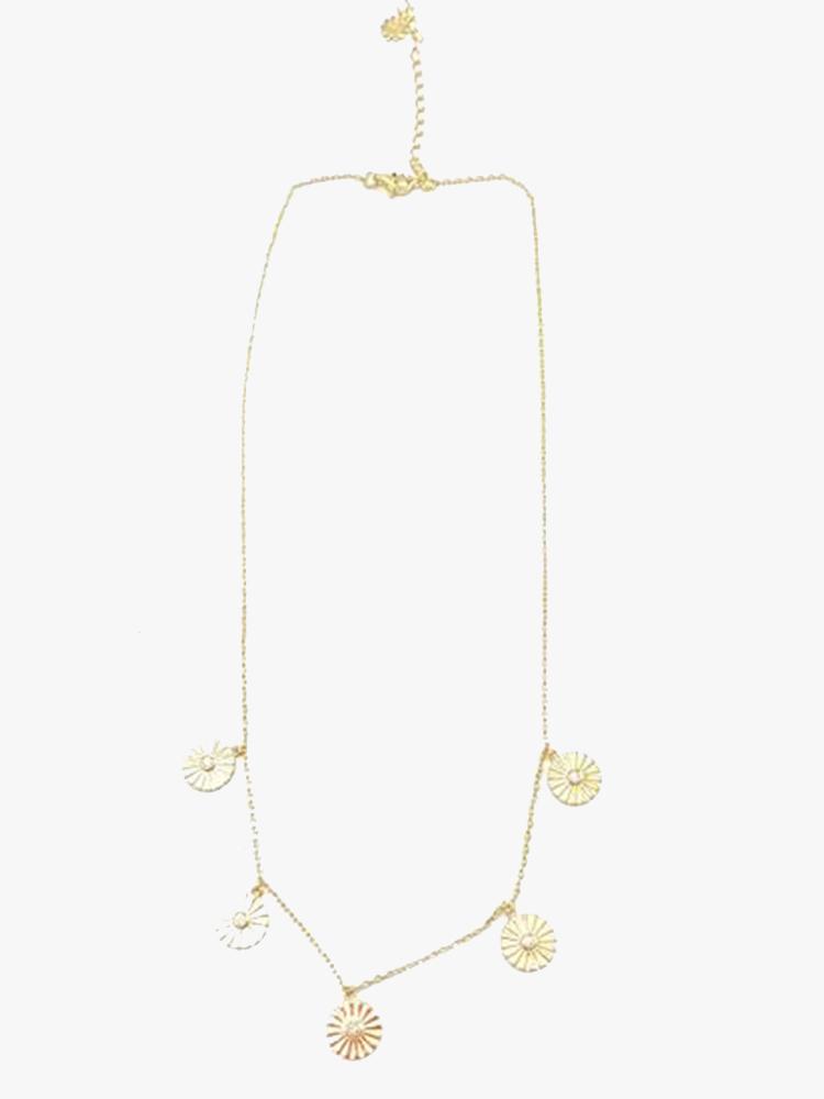 Goldenstrand Jewelry 5 Coin Charm Necklace