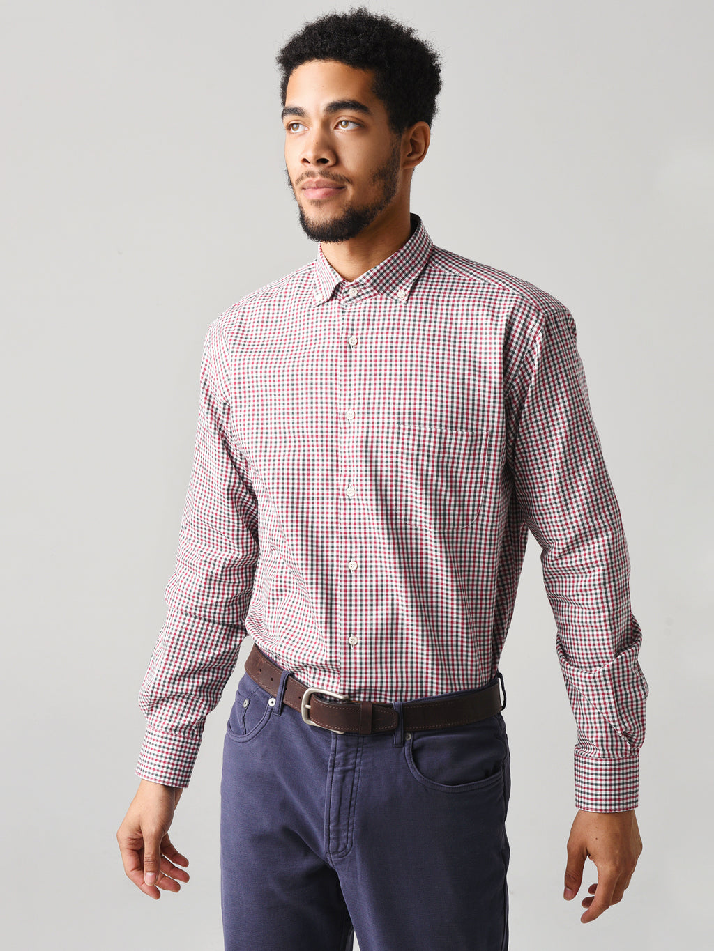 Miller Westby Men's Iverson Button-Down Shirt - Saint Bernard