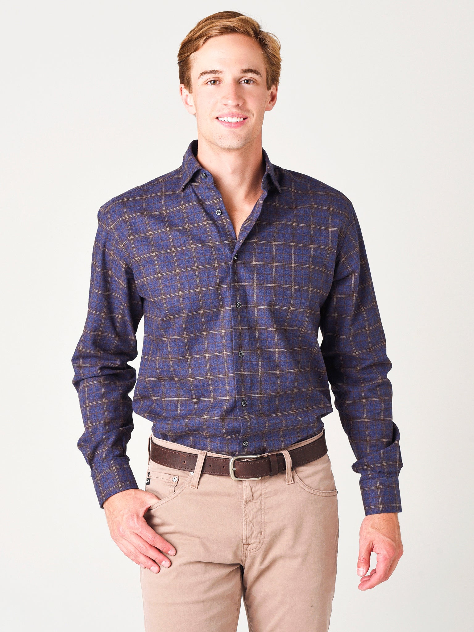 Miller Westby Men's Higgins Button-Down Shirt - Saint Bernard