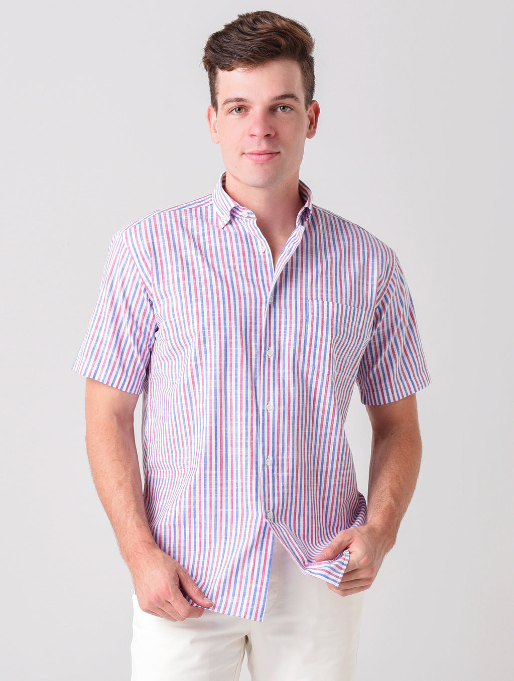 Miller Westby Men's Lucio 'Merica Short Sleeve Shirt - Saint Bernard