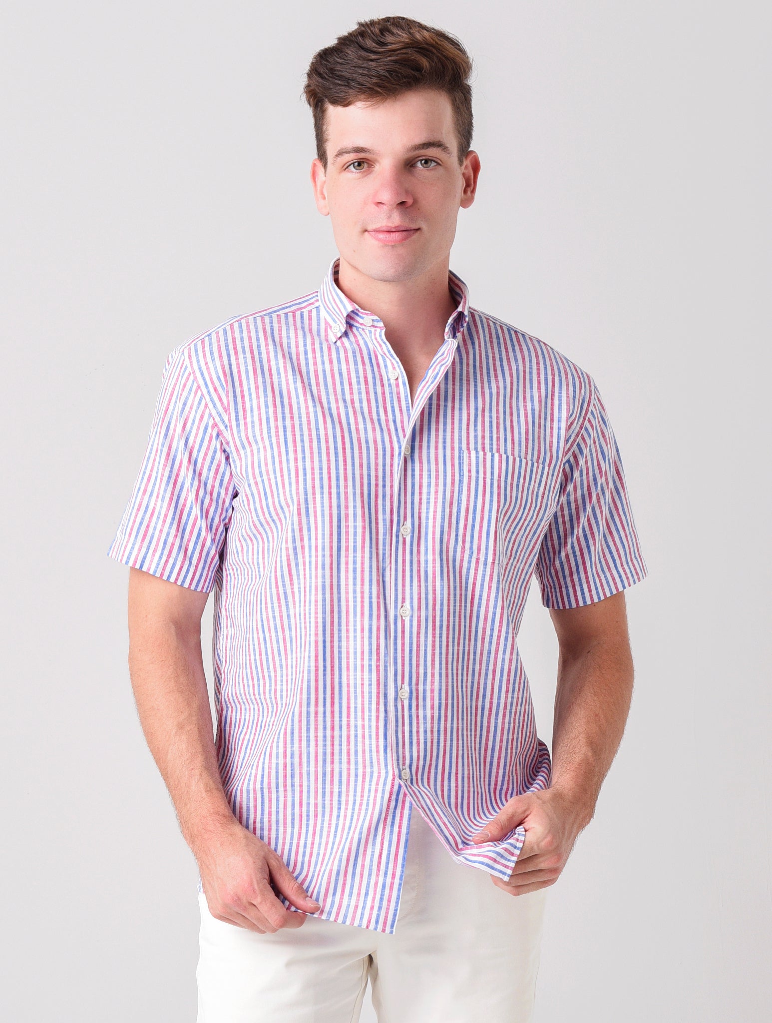 Miller Westby Men's Lucio 'Merica Short Sleeve Shirt - Saint Bernard