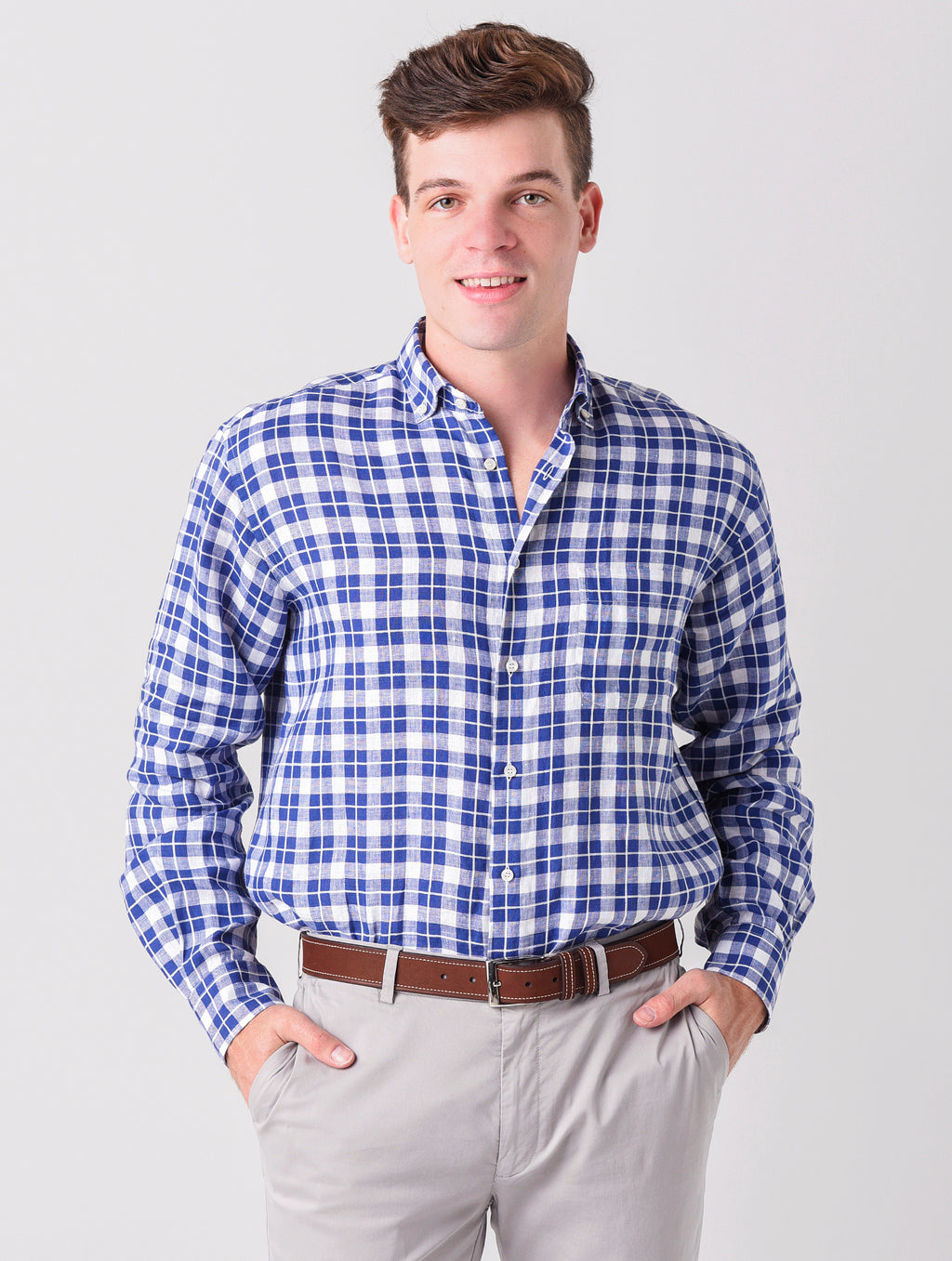 Miller Westby Men's Kendrick Long Sleeve Shirt - Saint Bernard
