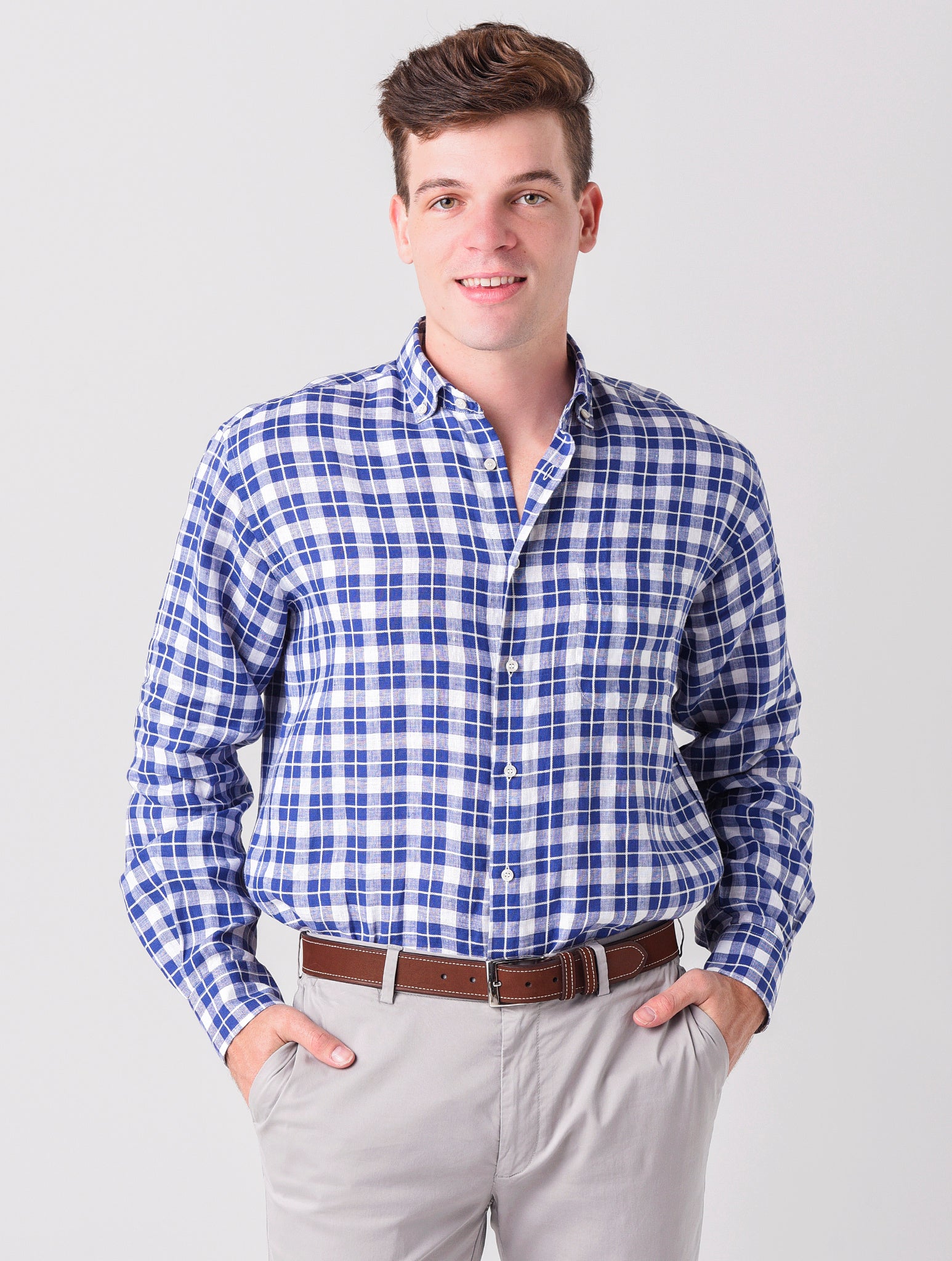 Miller Westby Men's Kendrick Long Sleeve Shirt - Saint Bernard