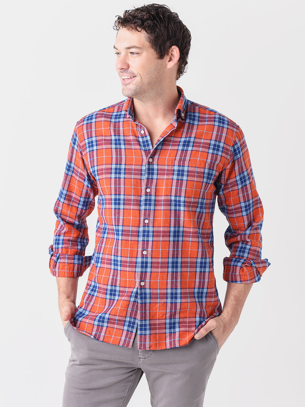 Miller Westby Men's Noah Button-Down Shirt - Saint Bernard