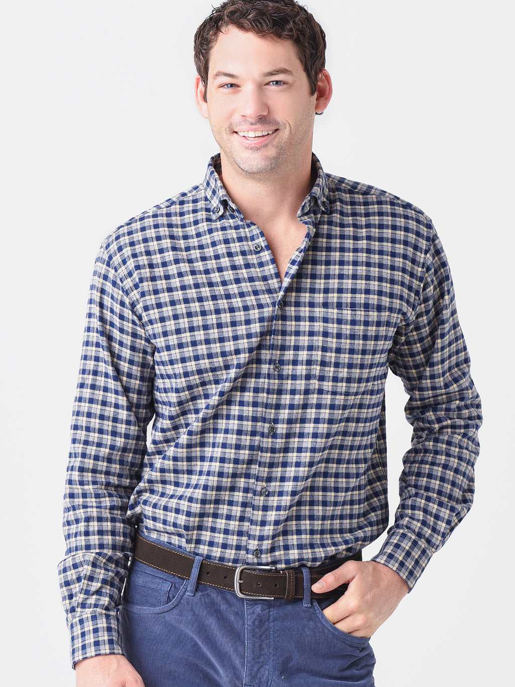 Miller Westby Men's Nolan Button-Down Shirt - Saint Bernard
