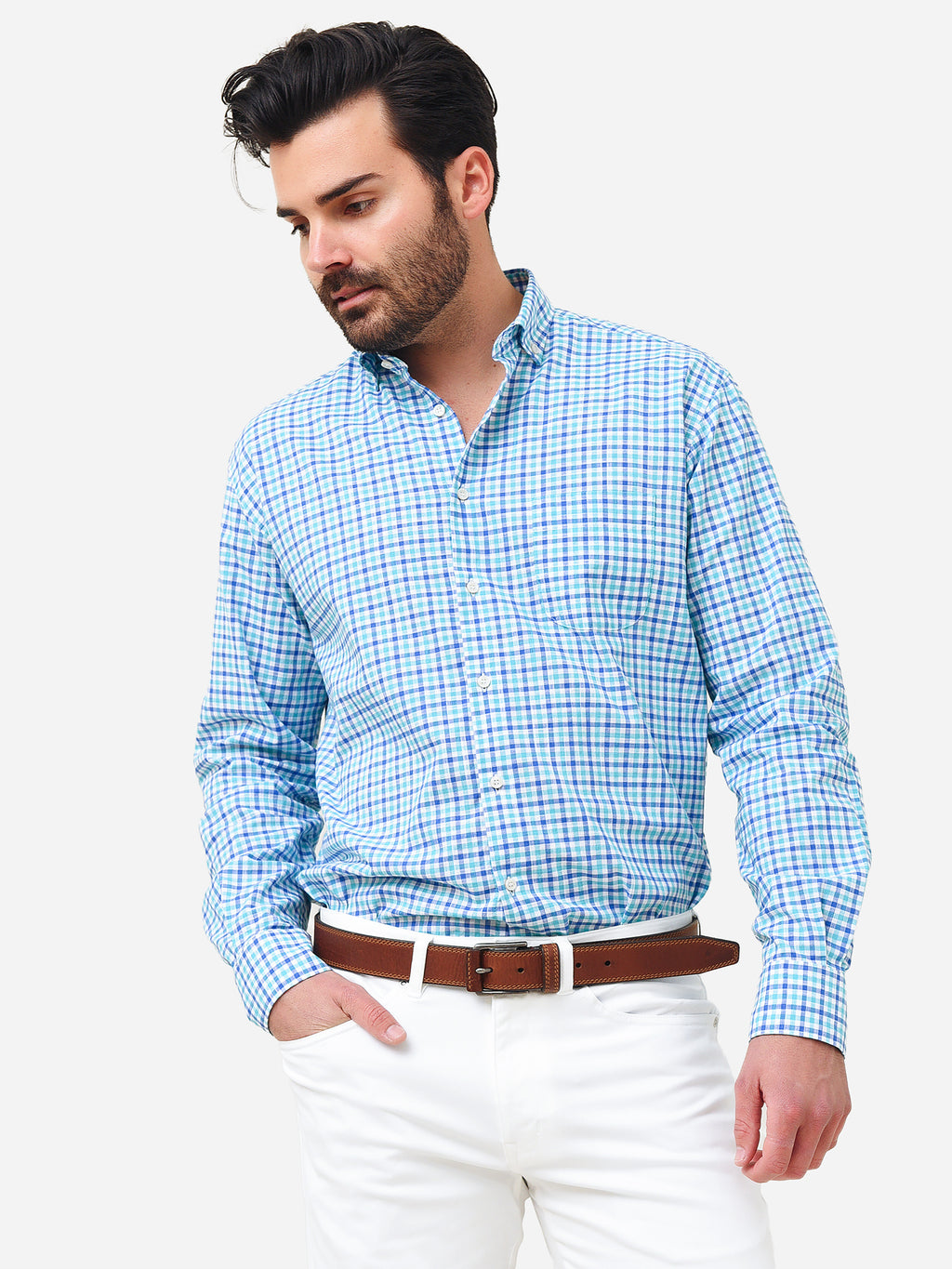 Miller Westby Men's Reed Button-Down Shirt - Saint Bernard