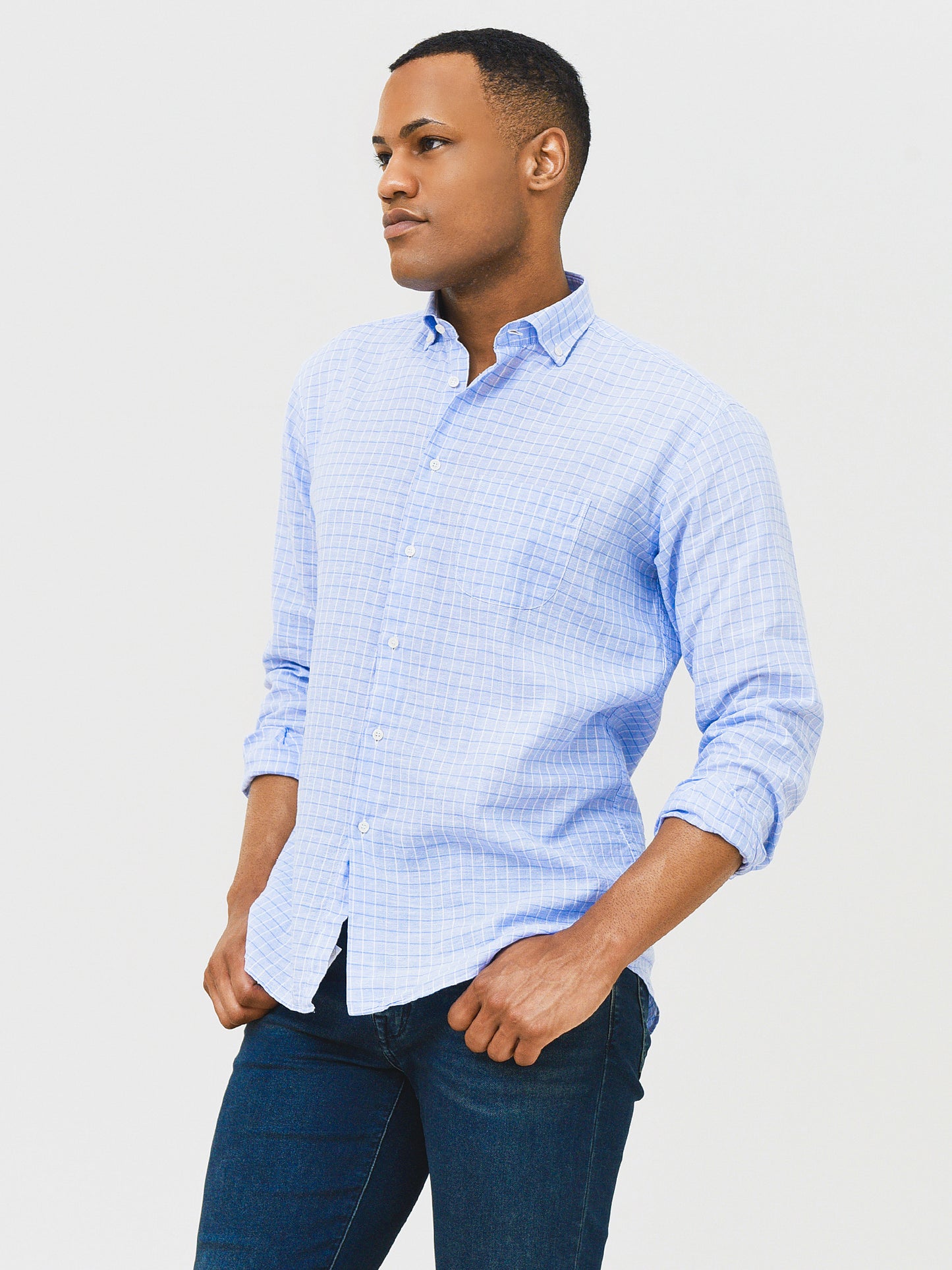 Miller Westby Men's Rhyne Button-Down Shirt - Saint Bernard