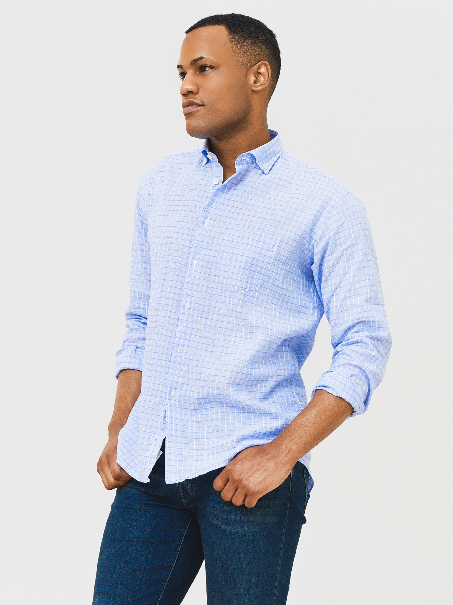 Miller Westby Men's Rhyne Button-Down Shirt - Saint Bernard