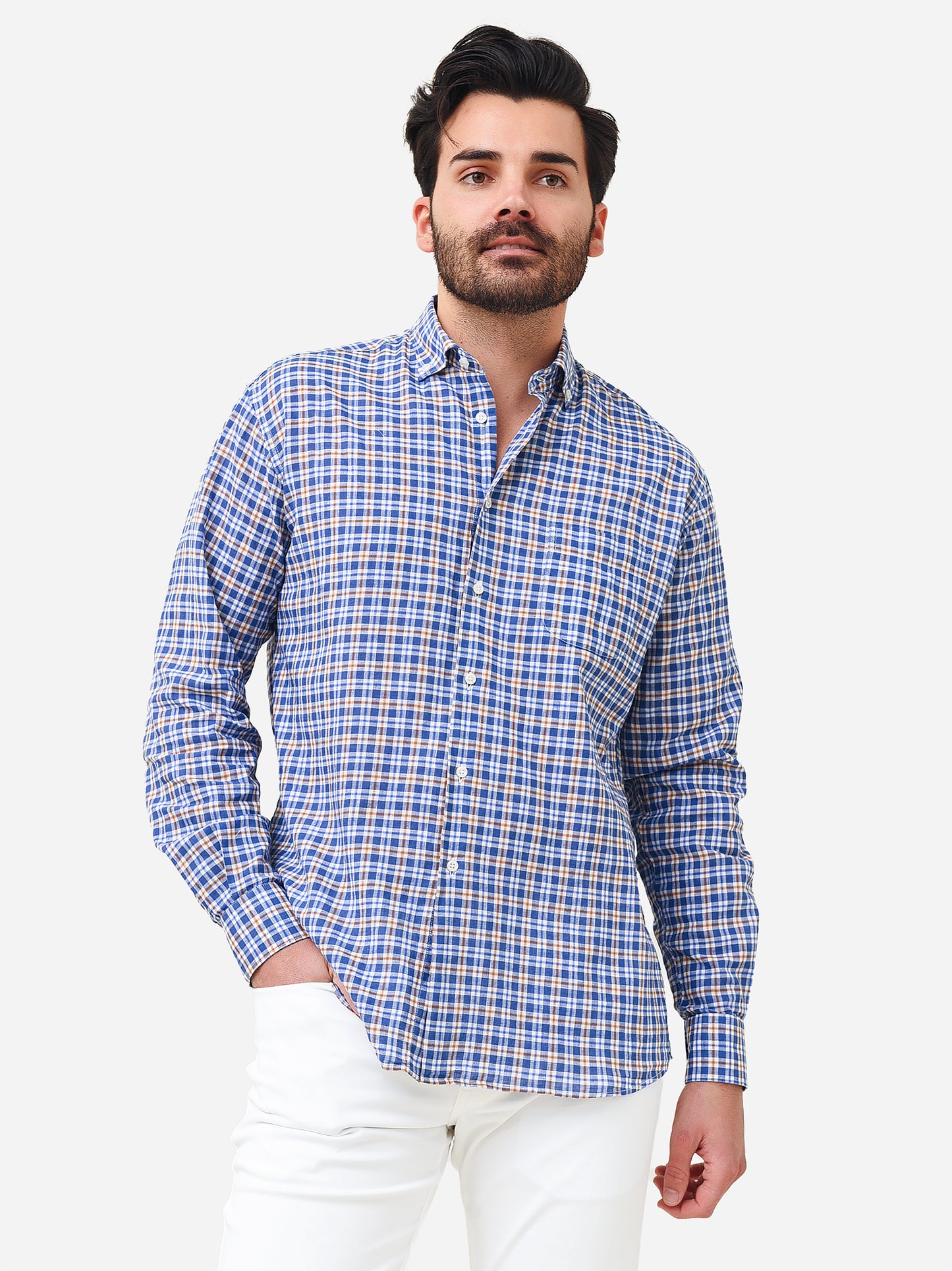 Miller Westby Men's Paulo Button-Down Shirt - Saint Bernard