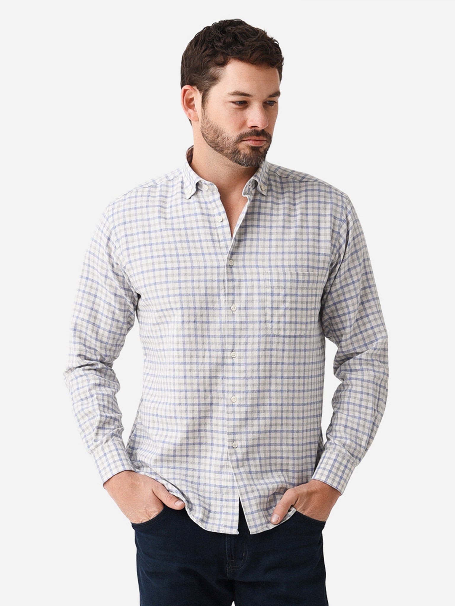 Miller Westby Men's Victor Button-Down Shirt - Saint Bernard