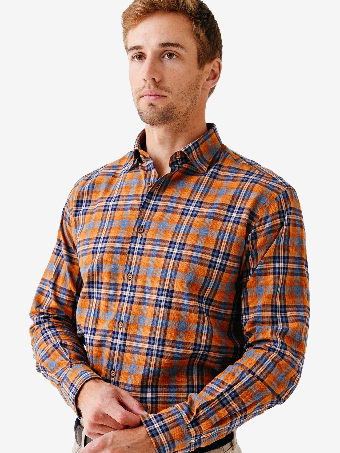 Miller Westby Men's Trey Button-Down Shirt - Saint Bernard