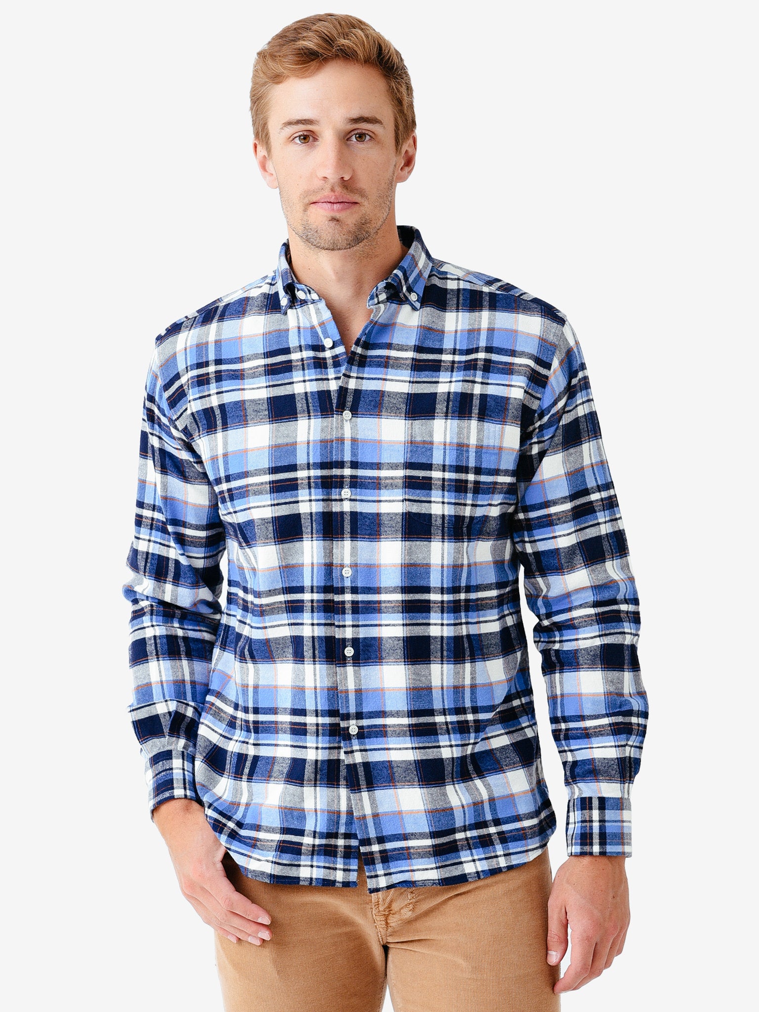 Miller Westby Men's Teddy Button-Down Shirt - Saint Bernard