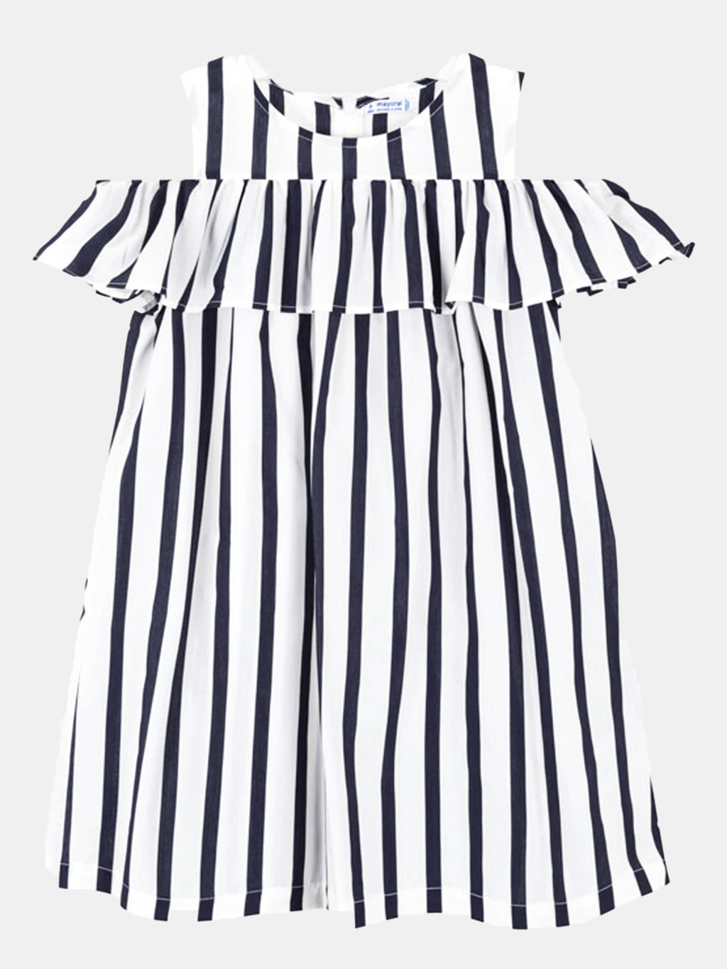 Mayoral Little Girls' Stripes Dress - Saint Bernard
