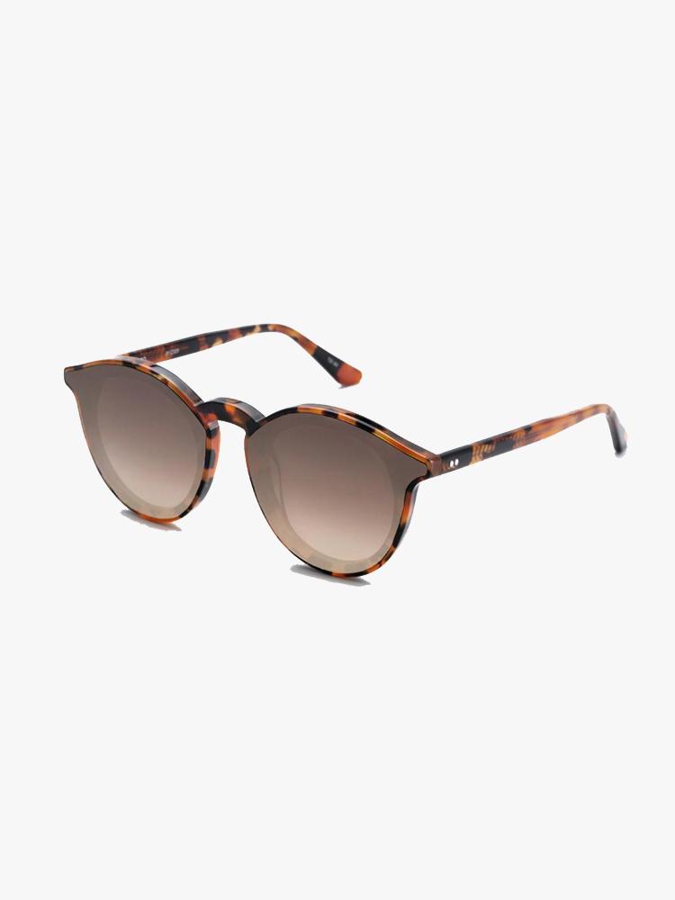 Krewe Collins Nylon Havana Sunglasses - Saint Bernard
