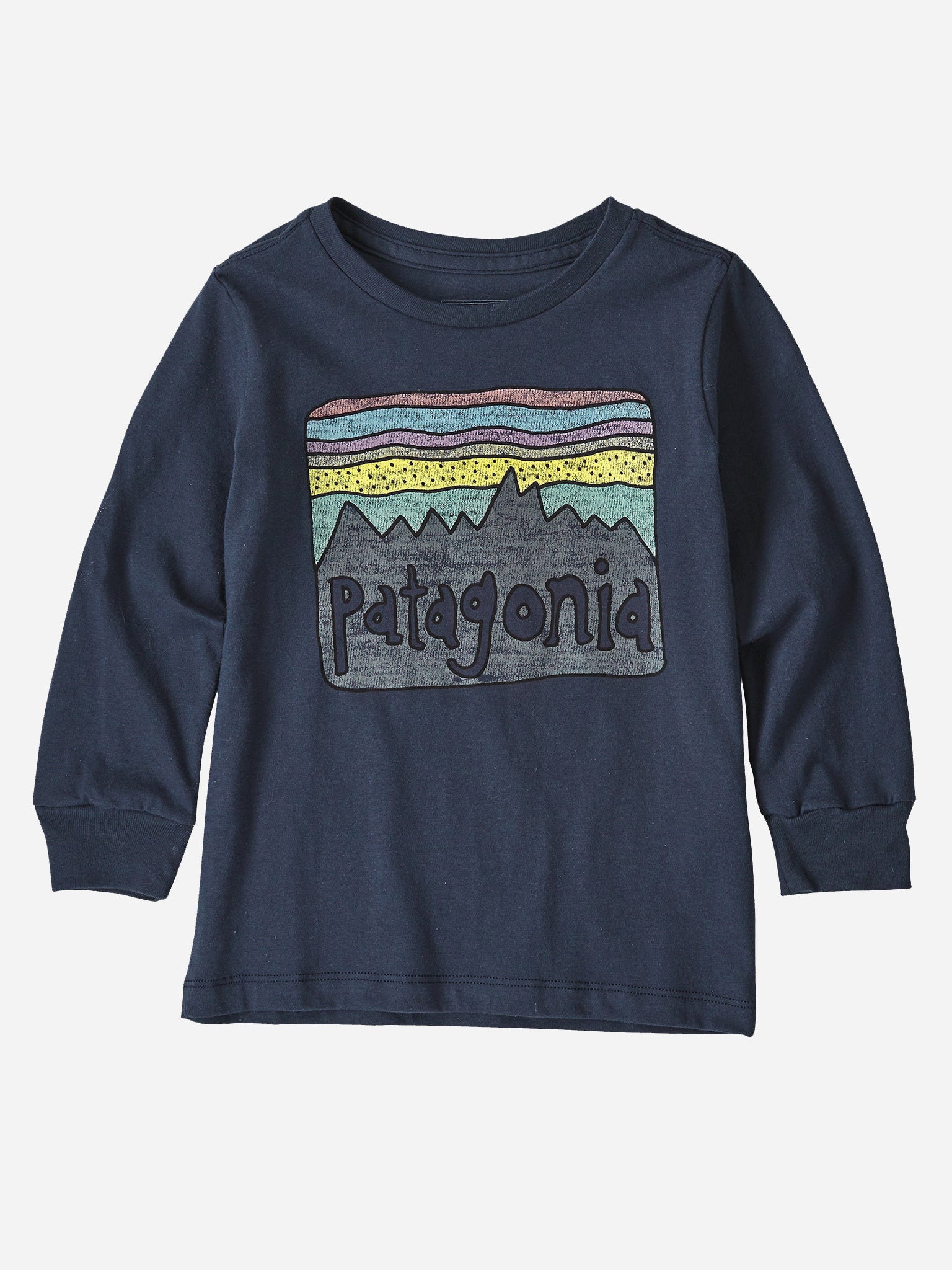 Patagonia Baby Long-Sleeved Graphic Organic T-Shirt - Saint Bernard