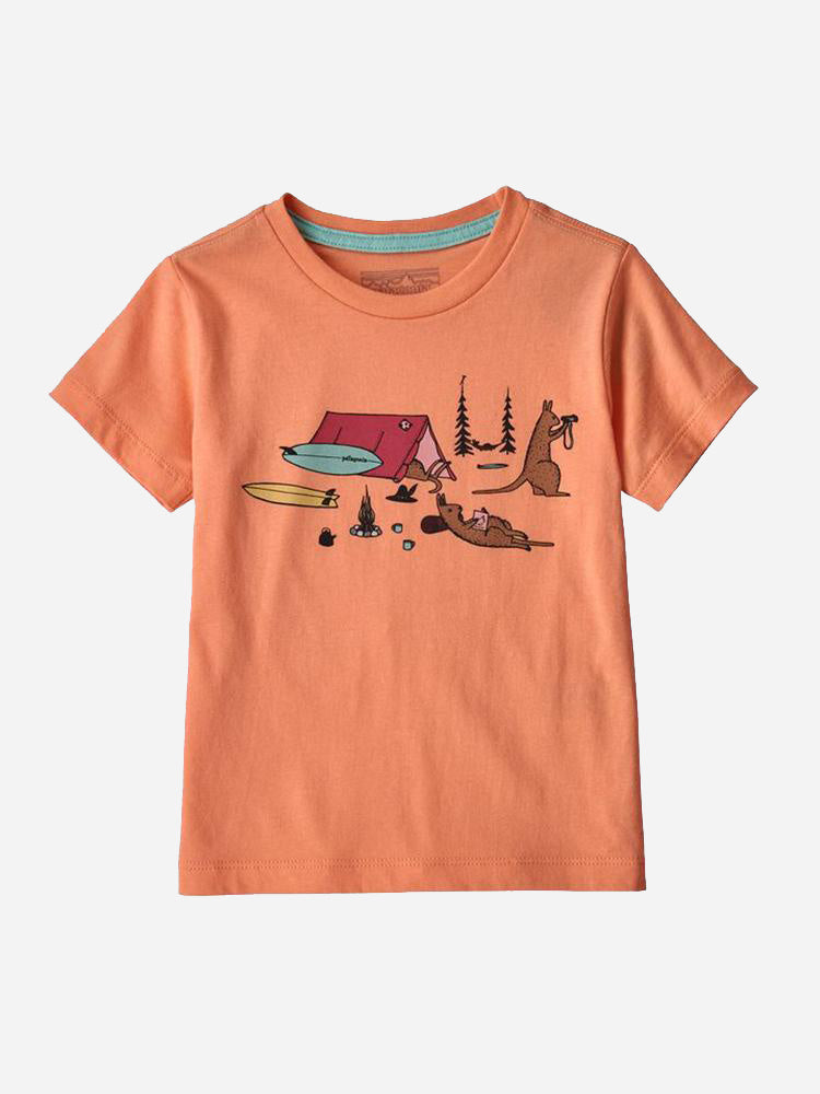 Patagonia Baby Long-Sleeved Graphic Organic T-Shirt