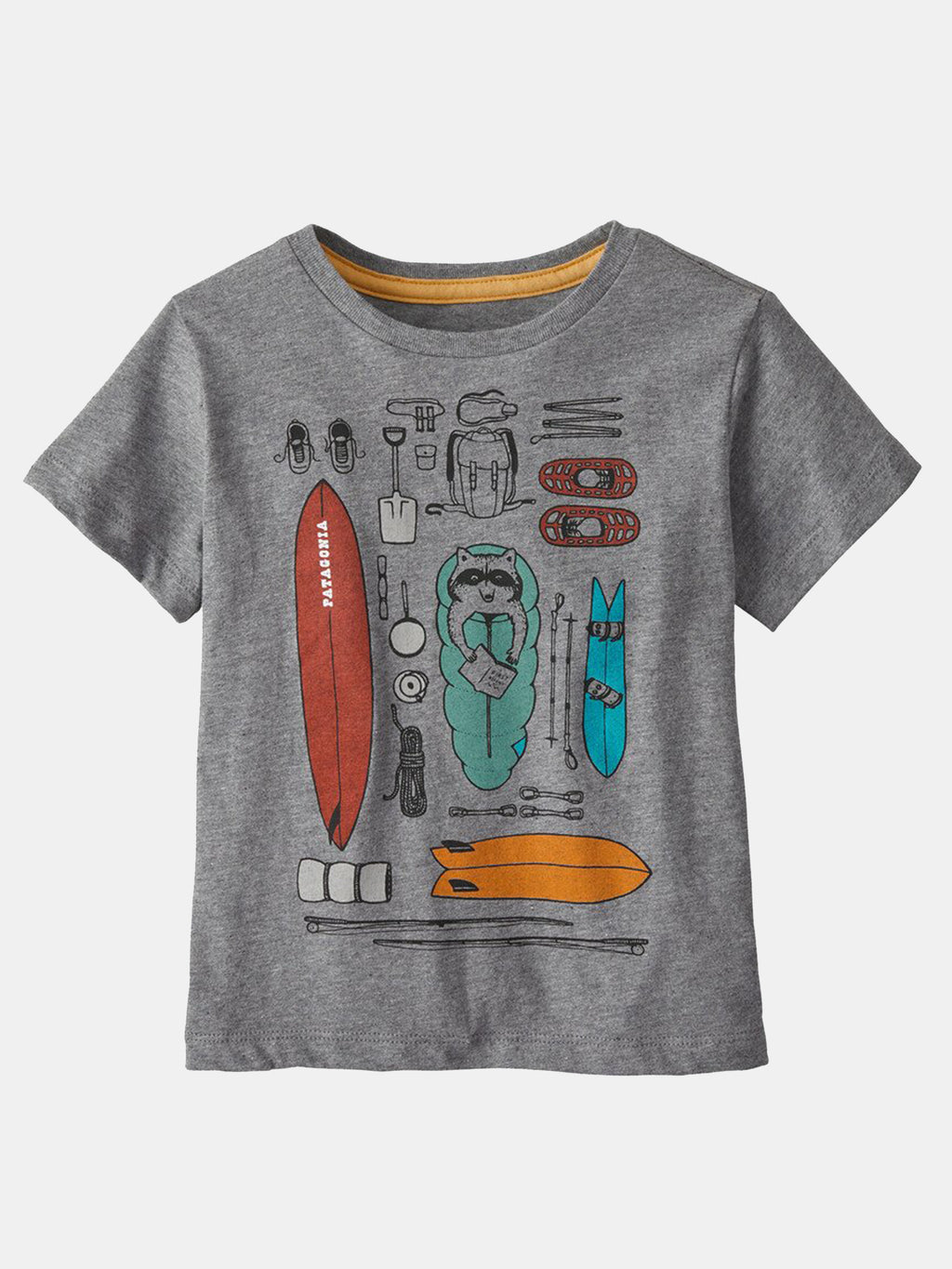 Patagonia Baby Graphic Fishy Food Chain T-Shirt - Saint Bernard
