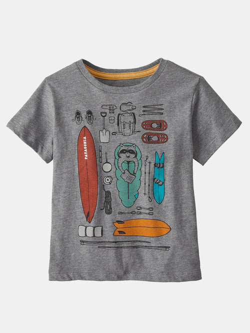 Patagonia Baby Graphic Fishy Food Chain T-Shirt