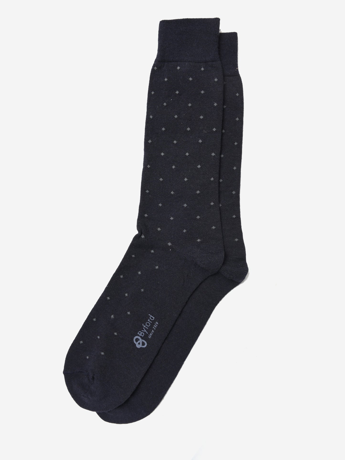 Byford Men's Superwash Merino Wool Dress Sock - Saint Bernard