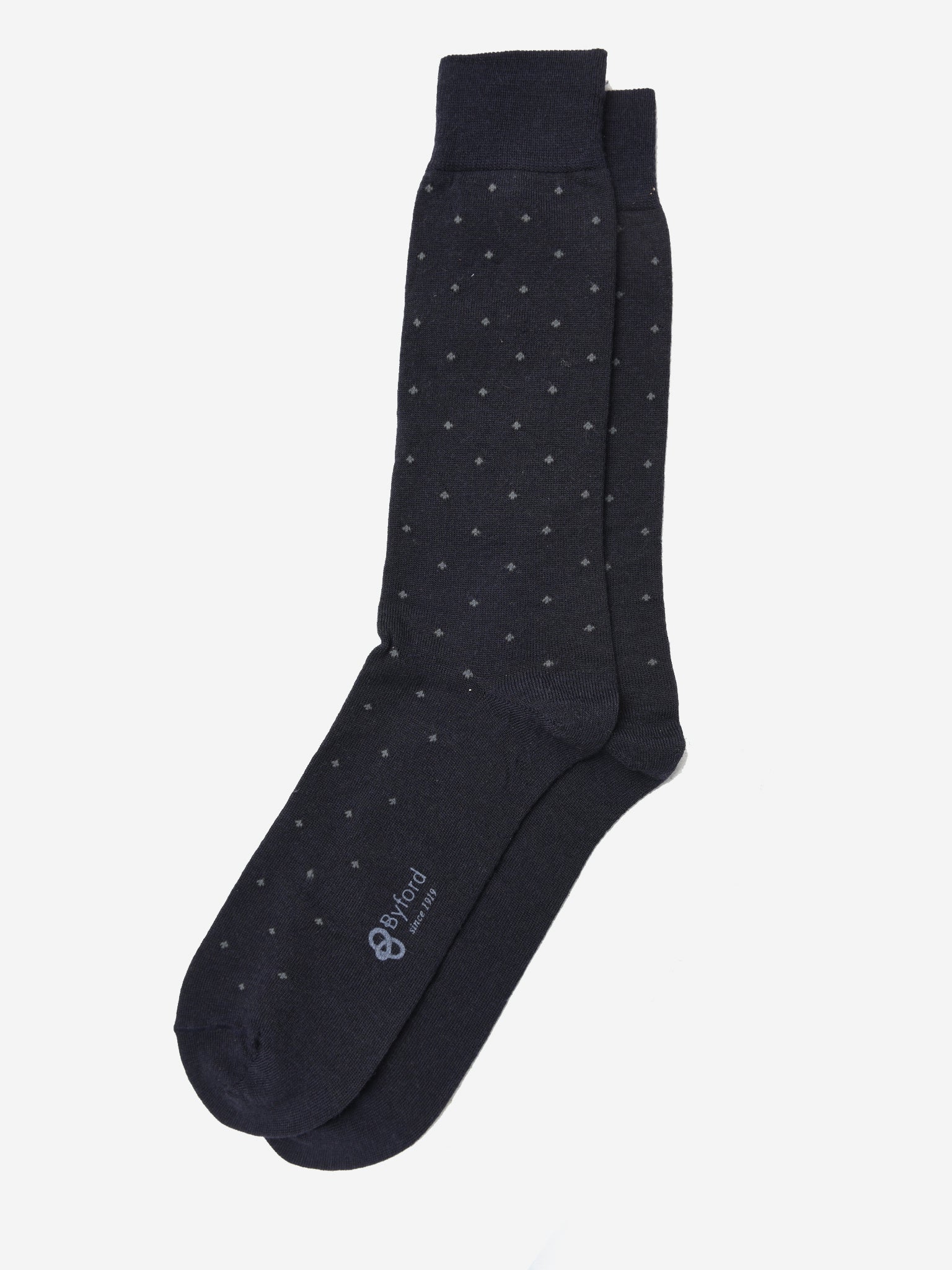 Byford Men's Superwash Merino Wool Dress Sock - Saint Bernard